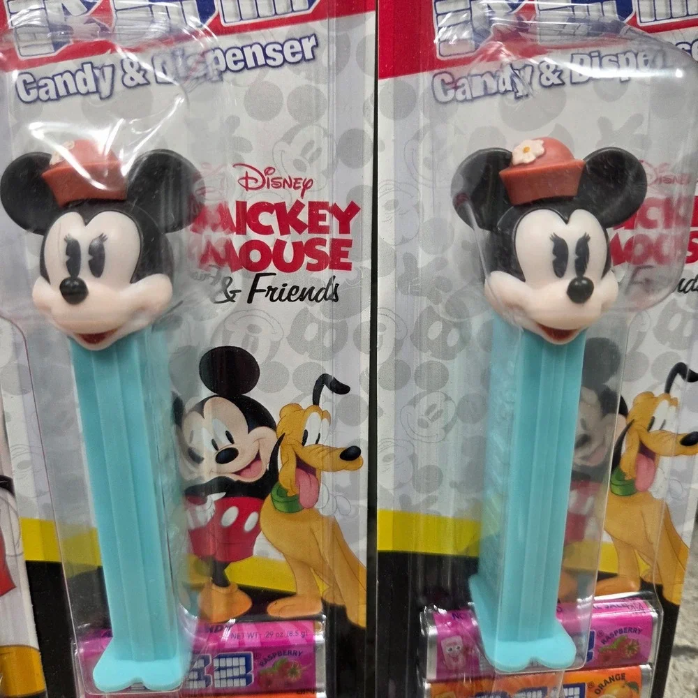 Disney Mickey Mouse and‎ Friends PEZ Candy Dispenser Set with Candy New